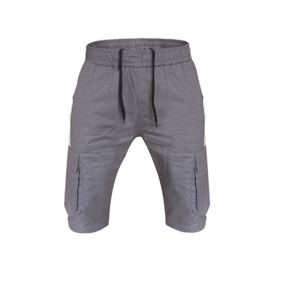 Shorts Hip-hop Casual Cintura Media Rayas Bloques de Color - Image 3