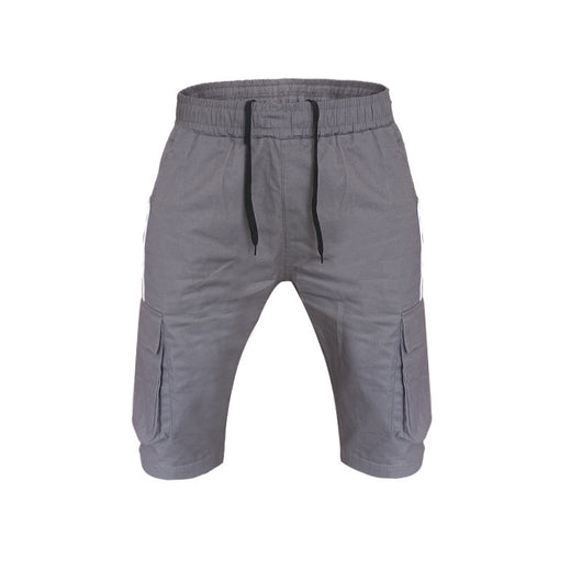 Shorts Hip-hop Casual Cintura Media Rayas Bloques de Color - Image 3