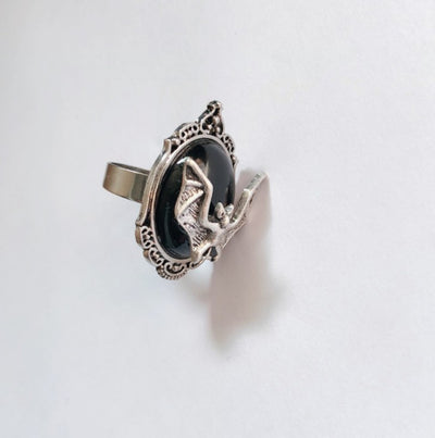 Anillo de Gema Negra Murciélago - Image 4