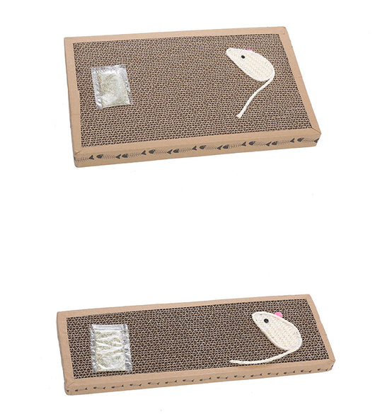 Rascador para Gatos con Tablero de Sisal y Juguete Ratón con Catnip - Image 9