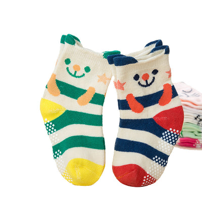 2 Pares de Calcetines de Algodón para Bebé con Diseños de Animales en 3D - Image 5