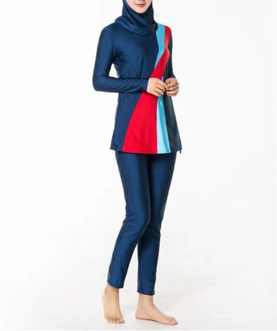Traje de Baño de Nailon de Color Sólido para Mujer - Image 11