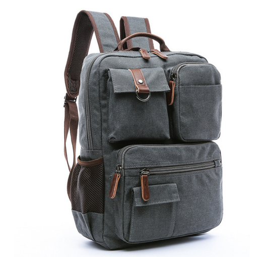 Mochila Universitaria Canvas 15 Pulgadas - Bolsa Laptop Resistente para Estudiantes - Image 14