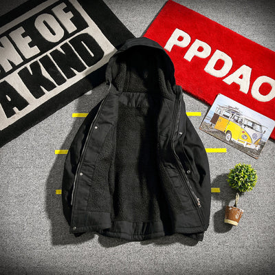 Abrigo Parka Militar Grueso para Hombre - Impermeable, Cálido y Elegante Talla Plus 5XL - Image 4