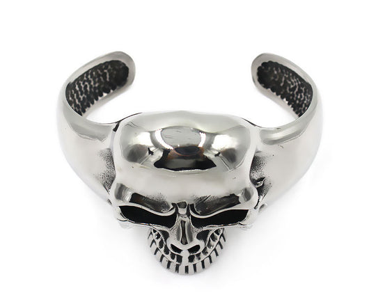 Pulsera de Acero Titanio Calavera para Hombre - Image 3