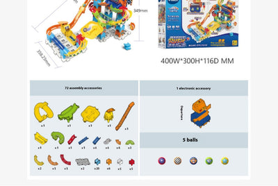 Juego de Bloques Deslizantes con Pista de Aventura - Image 23