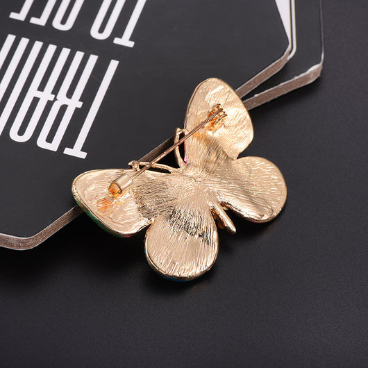 Broche Mariposa de Cristales Brillantes Estilo Europeo Premium - Image 2