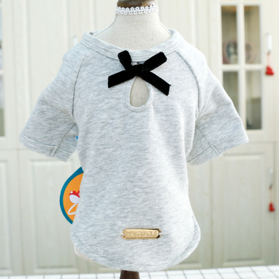 Playera para Perro de Algodón con Moño Adorable - Image 7