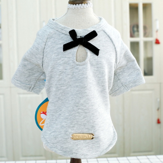 Playera para Perro de Algodón con Moño Adorable - Image 7