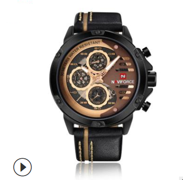 Reloj de Pulsera Hombre Resistente al Agua con Calendario y Movimiento Quartz - Image 2