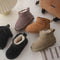 Botas de Nieve Altas Infantiles de Color Liso