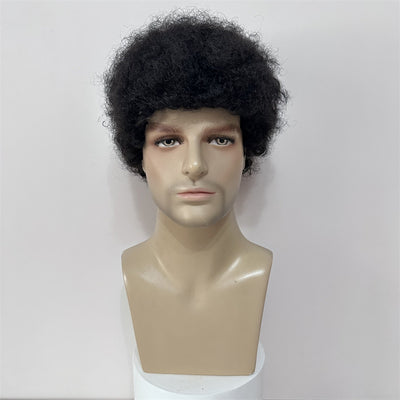 Peluca Afro Rizada Corta para Hombre y Mujer - Image 3