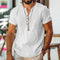 Playera Ligera Blanca de Manga Corta para Hombre