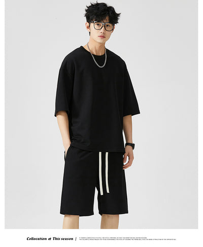Conjunto Deportivo Hombre Verano Seda Helada Ligero Cómodo - Image 22