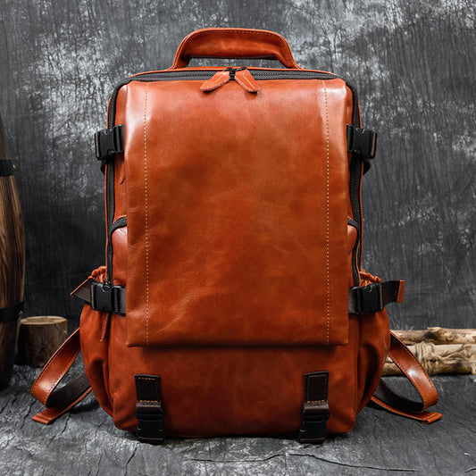 Bolsa de Cuero Genuino para Laptop con Gran Capacidad - Image 2