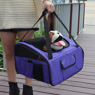 Mochila Portátil para Mascotas con Pañal para Gatos y Perros - Image 10