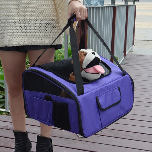 Mochila Portátil para Mascotas con Pañal para Gatos y Perros - Image 10