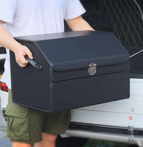 Organizador de Maletero en Cuero Premium para Auto