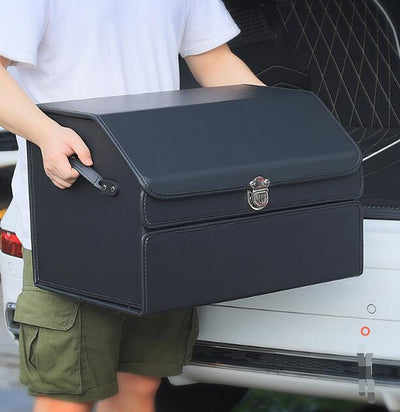 Organizador de Maletero en Cuero Premium para Auto