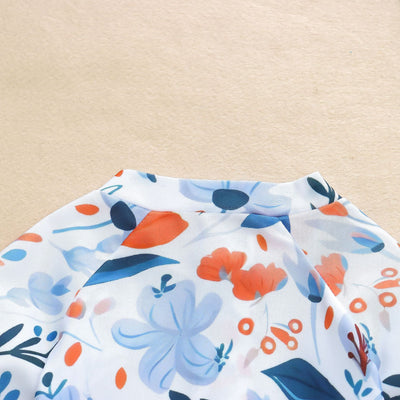 Traje de Baño Estampado Flores para Niña - Image 16
