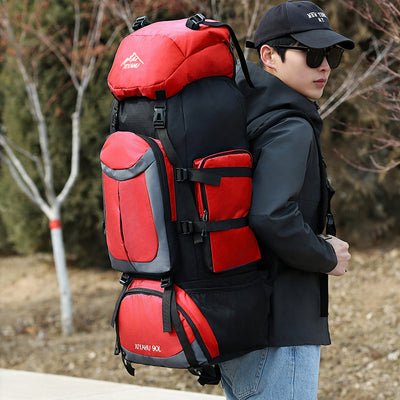 Mochila de Senderismo 90L XIYAHU - Resistente al Agua para Trekking y Acampada - Image 8