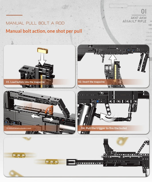 Bloques de Construcción Temática Militar con Piezas Pequeñas Encajables - Image 34