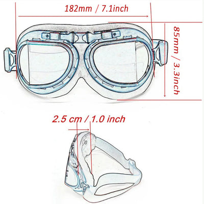 Gafas Protectoras para Motocicleta Cross - Resistentes al Viento - Image 19