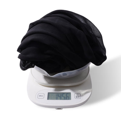 Turbante Chiffón con Pliegues y Cordón Ajustable Monocromático - Image 15