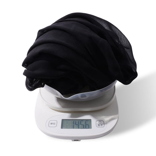 Turbante Chiffón con Pliegues y Cordón Ajustable Monocromático - Image 15