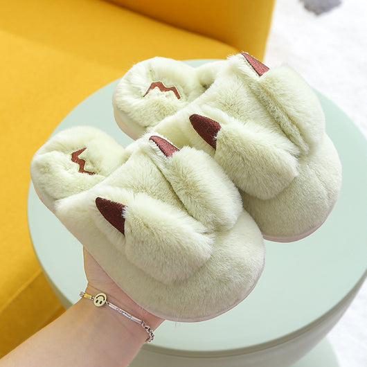 Pantuflas Infantiles Cálidas con Diseño Cartoon - Suela Antideslizante para Casa - Image 4