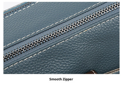 Bolso Bandolera de Cuero Minimalista Retro para Mujer - Image 10