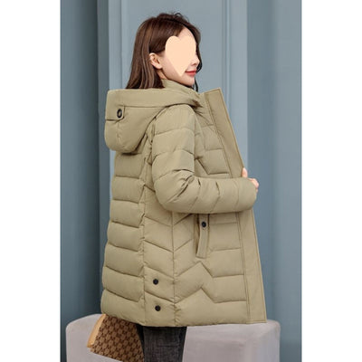 Abrigo Térmico Ajustado Reductor para Mujer - Algodón Premium Invierno - Image 2