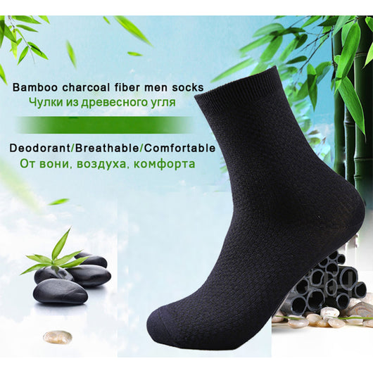 Calcetines Ejecutivos de Fibra de Bambú para Hombre Transpirables - Image 19