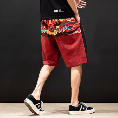 Pantalones Deportivos Rectos Estilo Asiático Cintura Media - Image 9