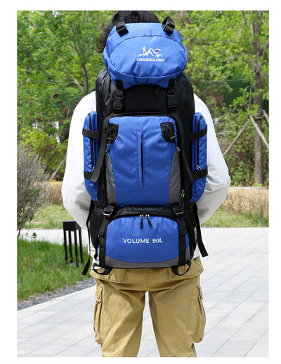 Mochila de Viaje 90L Impermeable para Senderismo y Trabajo - Image 25