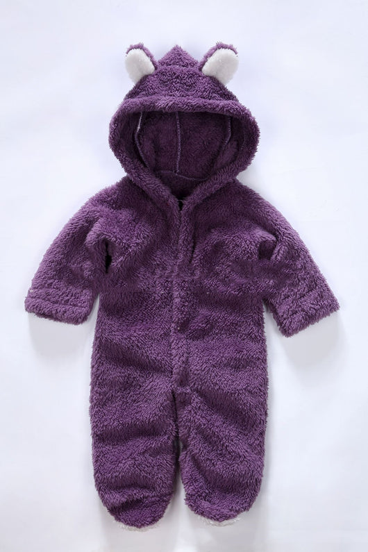 Pijama Enterizo de Terciopelo Infantil sin Relleno - Image 4