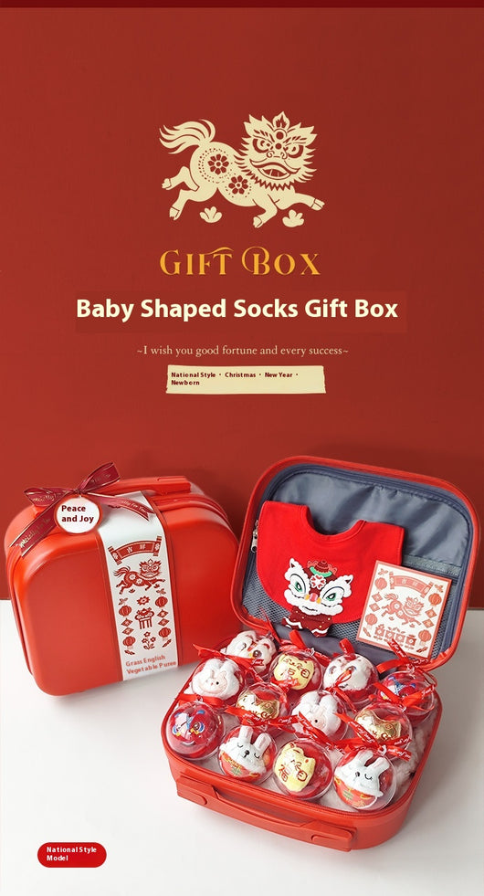 Set de Regalo Calcetines y Babero para Bebé - Estilo Premium - Image 13