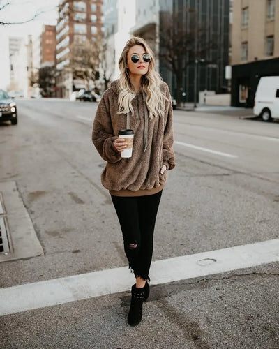Sudadera con Capucha de Manga Larga Estilo Europeo - Image 33