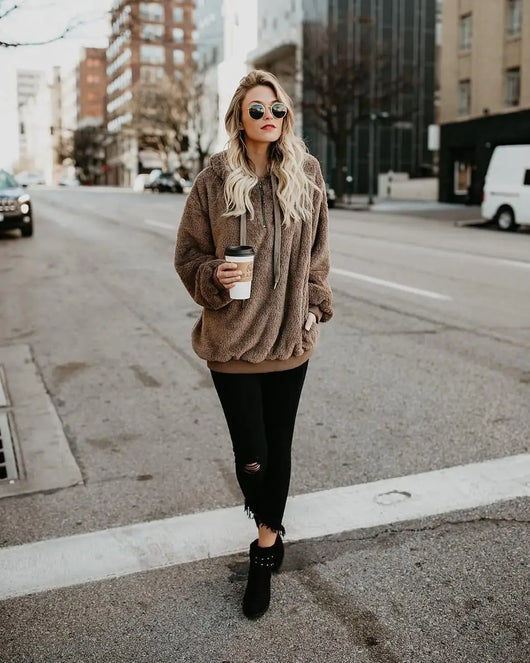 Sudadera con Capucha de Manga Larga Estilo Europeo - Image 33