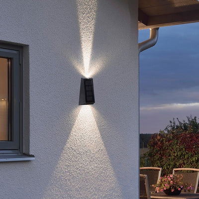 Luminarias Solares de Pared Doble Luz para Jardín y Patio