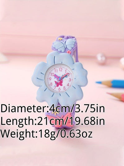 Reloj Infantil Flores Coloridas - Diseño Cute para Niñas Estudiantes - Image 16
