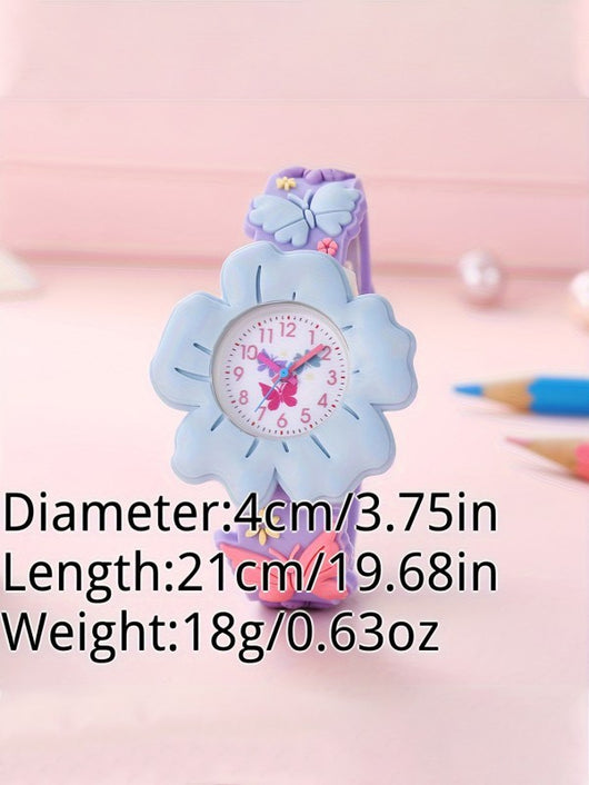 Reloj Infantil Flores Coloridas - Diseño Cute para Niñas Estudiantes - Image 16