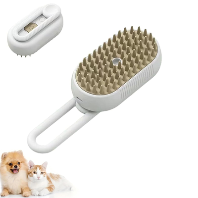 Cepillo Vaporizador 3 en 1 para Gatos - Deshedding Spa con Mango Plegable - Image 13
