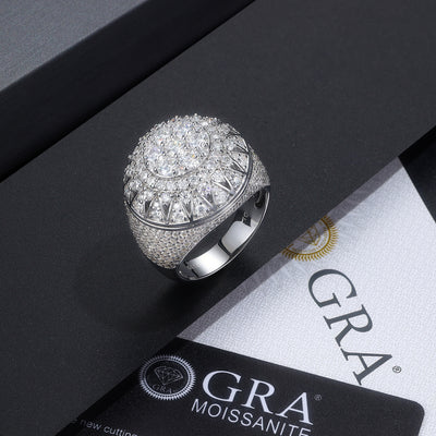Anillo de Plata S925 con Letra H y Moissanita Premium - Joyería de Lujo Minimalista - Image 10