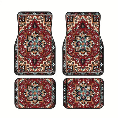 Juego de Tapetes para Auto Estilo Bohemio Retro