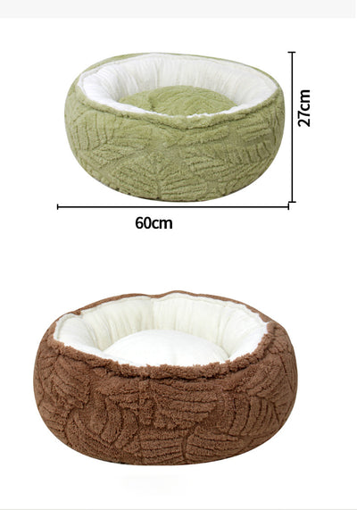 Cama Redonda Acogedora para Gatos y Perros Pequeños - Nido Térmico Suave - Image 15