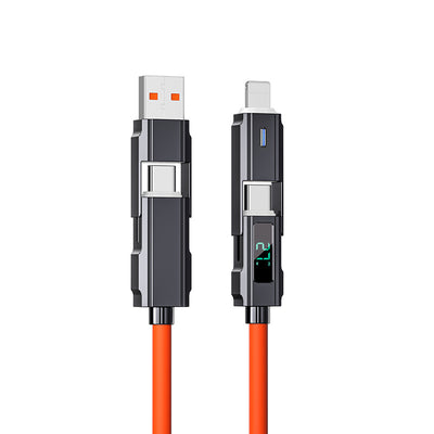 Cable USB-C 4 en 1 con Pantalla Digital y Carga Rápida PD - Image 4