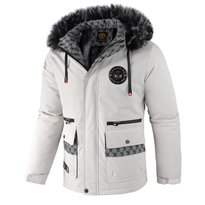 Chaqueta de Invierno para Hombre con Cuello de Pelo - Image 2