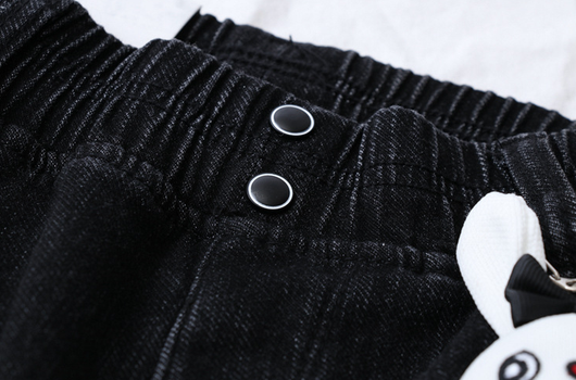 Jeans de Cintura Alta Bunny Accessory - Image 8