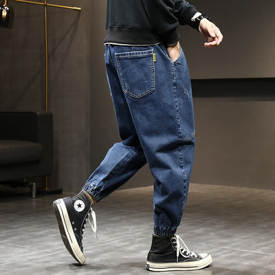 Pantalones Harem Hombre con Cintura Elástica y Cordones - Image 3